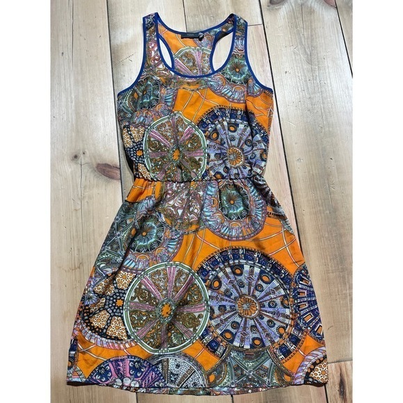 THML women's multi-color summer floral dress. XS - Picture 1 of 5